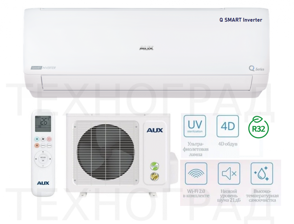 Сплит-система AUX ASW-H09A4/HA-R2DI